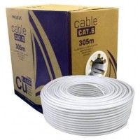Bobina de cable PHASAK UTP Cat. 6 Cu solido